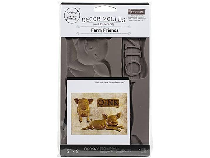 Prima Marketing Re-Design Mould 5 X8 X8mm-Farm Friends -652241
