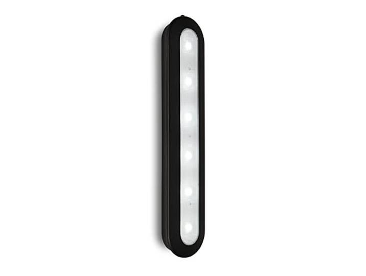 BRILONER - LED Push Light avec minuterie\, lampe à encastrer\, lampe pour armoire\, lampe sous armoire\, autocollante\, noir