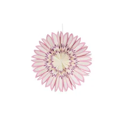 Anhänger Schneeflocke   , lila/violett , Papier , Maße (cm): H: 21  Ø: 51