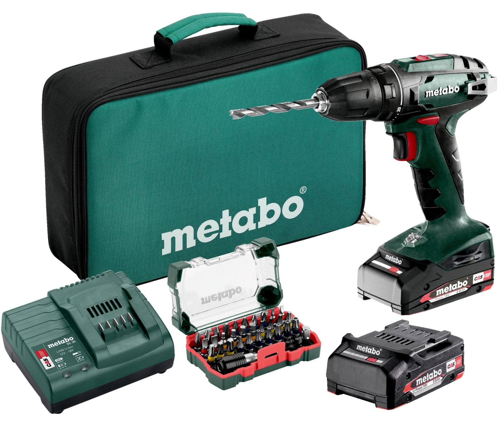 Metabo BS 18 Set Accuboormachine en schroefmachine