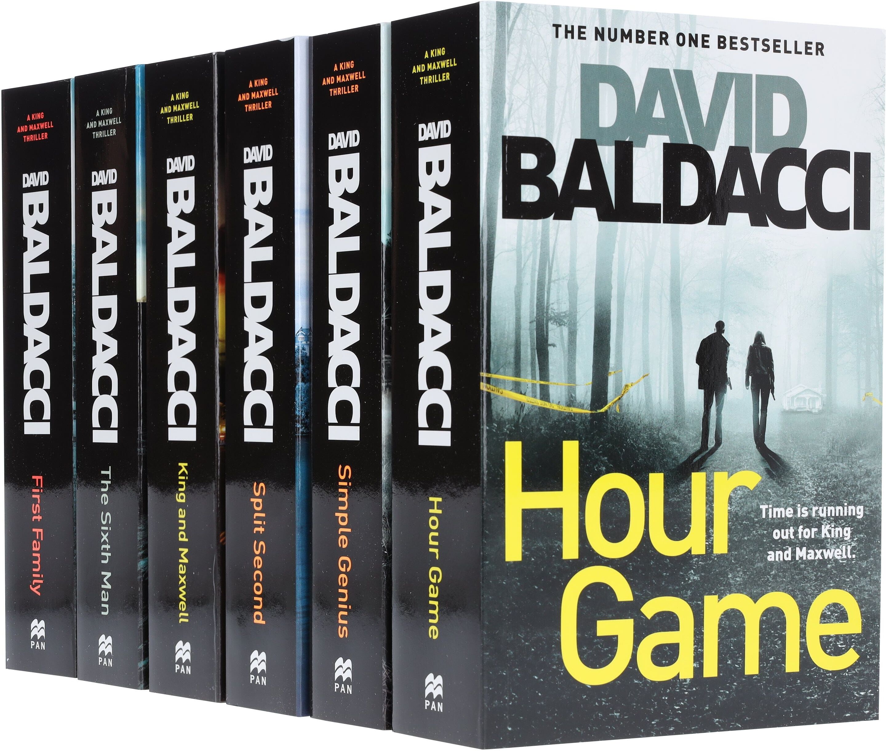 King and Maxwell Series by David Baldacci: 6 Books Collection Set - Fiction - Paperback Macmillan