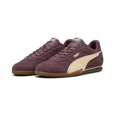 Sneaker PUMA "BELLA DONNA SD", Damen, Gr. 38, Textil, braun (rich cocoa, buttercream), Leder, unifarben, Schuhe Sneaker, für Alltag, mit Textil-Innenmaterial, sportlicher Stil