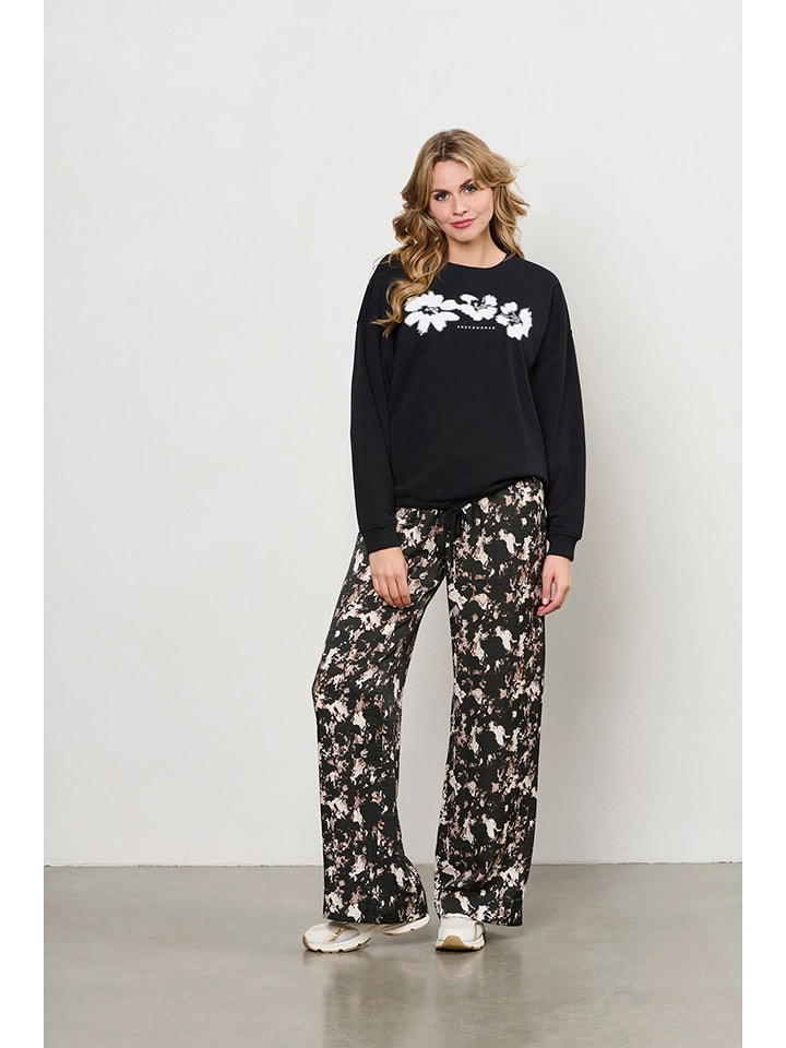 &Co Woman Hose "Solana" in Braun/ Schwarz - XL