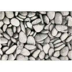 WECONhome Teppich Stony Island WH-28340-995 silber 80x150