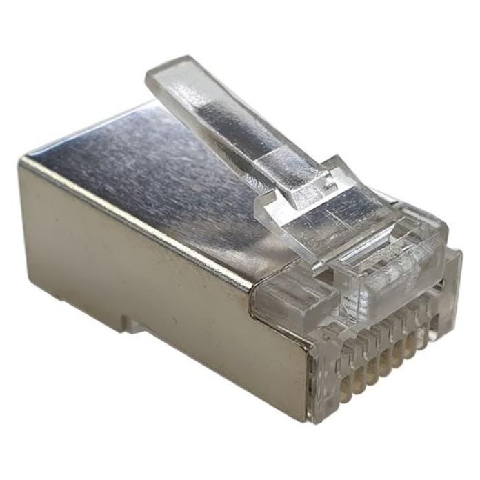 Xtend Solarmi XtendLan Konektor RJ45 CAT7 STP, EZ type, drát 50u, balení 100ks (Konektor RJ45C7 STP EZ)