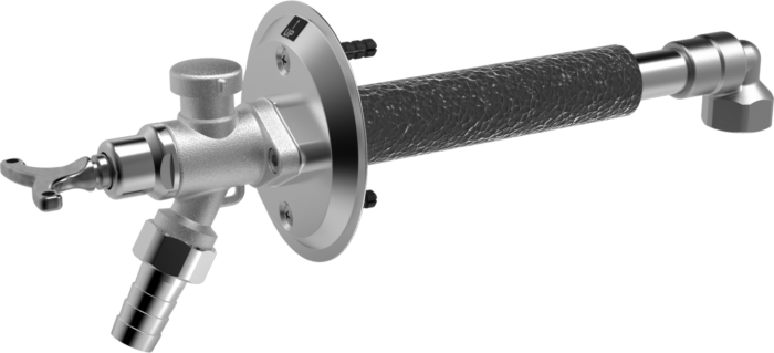 Hansa Außenwandzapfventil 69509101 chrom, Länge 450 mm, frostsicher