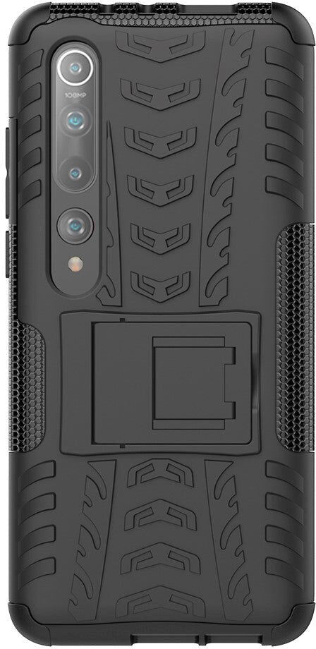 INCOVER Xiaomi Mi 10 5G / Mi 10 Pro 5G Håndværker Case m. Stander - Sort