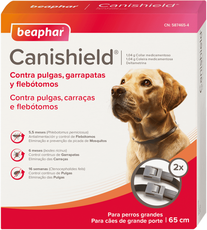 Beaphar Collar Antiparasitario Canishield Perro 65 cm