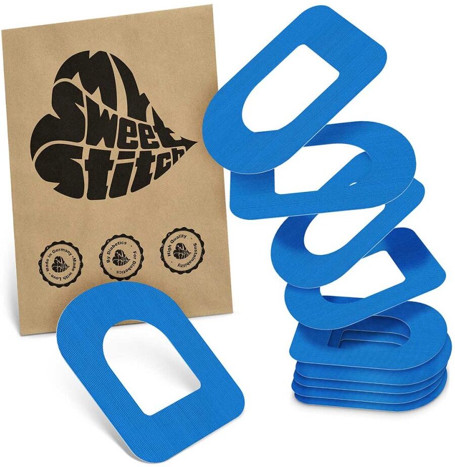MySweetStitch Omnipod 5 / DASH / EROS Tape Oval Blue