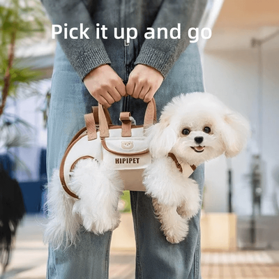 Inspire Essentials Convertible Breathable Hands Free Pet Carrier Sling Bag For Hiking And Daily Use l