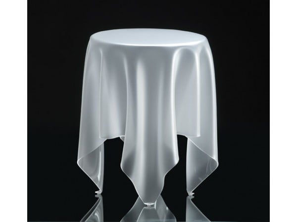Klein & More Illusion Beistelltisch (Ice, Illusion: Ø 31cm; H:45cm:, Illusion) Ice | Illusion: Ø 31cm; H:45cm: | Illusion 10484