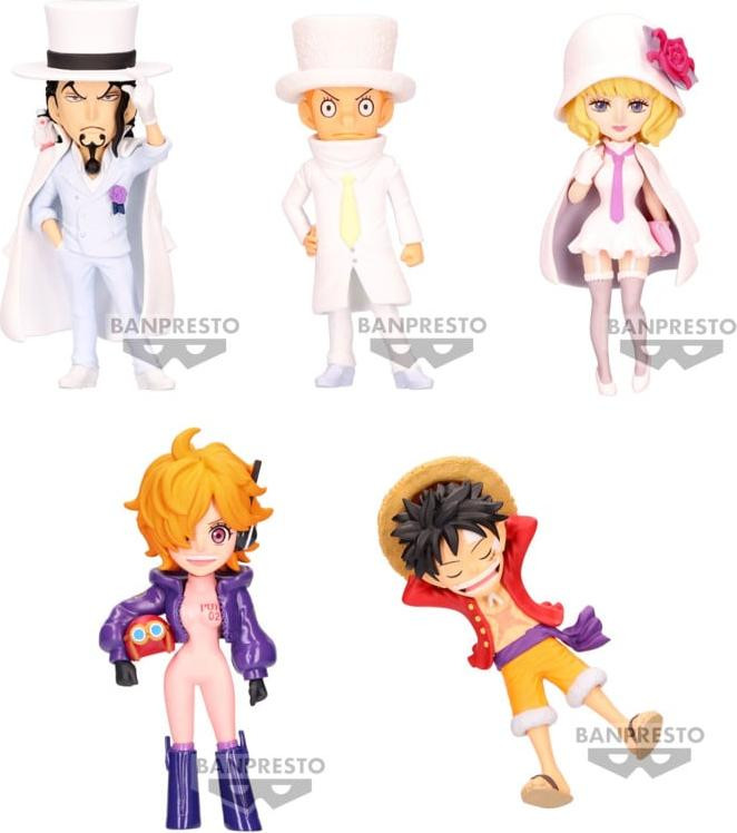 Banpresto One Piece WCF Nieuw Hoofdstuk Assortiment van 12 Figuurtjes, 7 cm