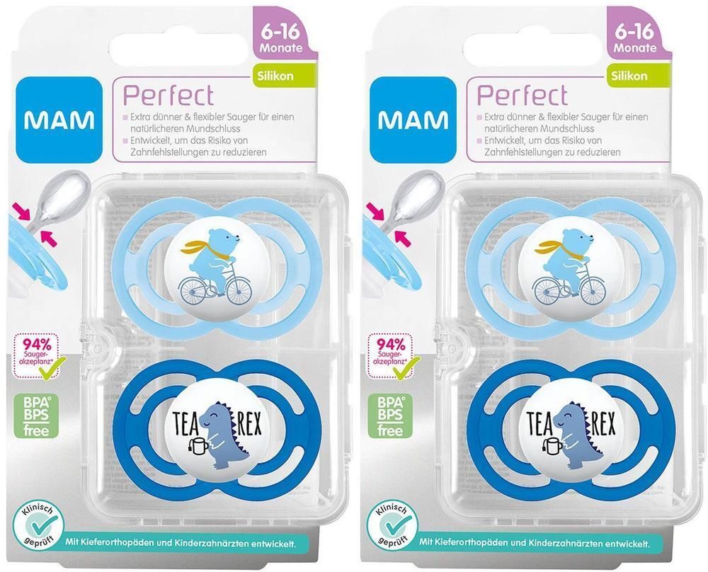 MAM Perfect Silikon Jun 16 Monate 2x 2x2 St