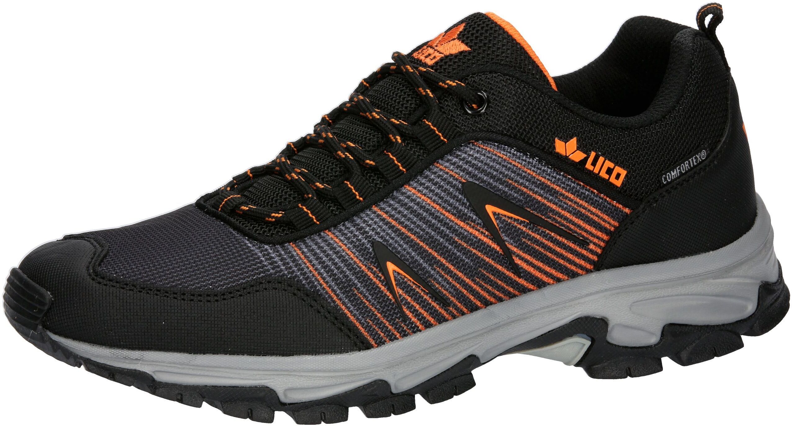 Outdoorschuh LICO "Outdoorschuh Gander", Herren, Gr. 38, schwarz, Synthetik, Schuhe Outdoorschuh schwarz 38