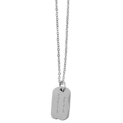 Kette ohne Anhänger ADELIA´S "Halskette mit Anhänger – aus Edelstahl", silber, Halsketten, Damen, 48cm, Edelstahl, Zum Verschenken – passend für viele Anlässe