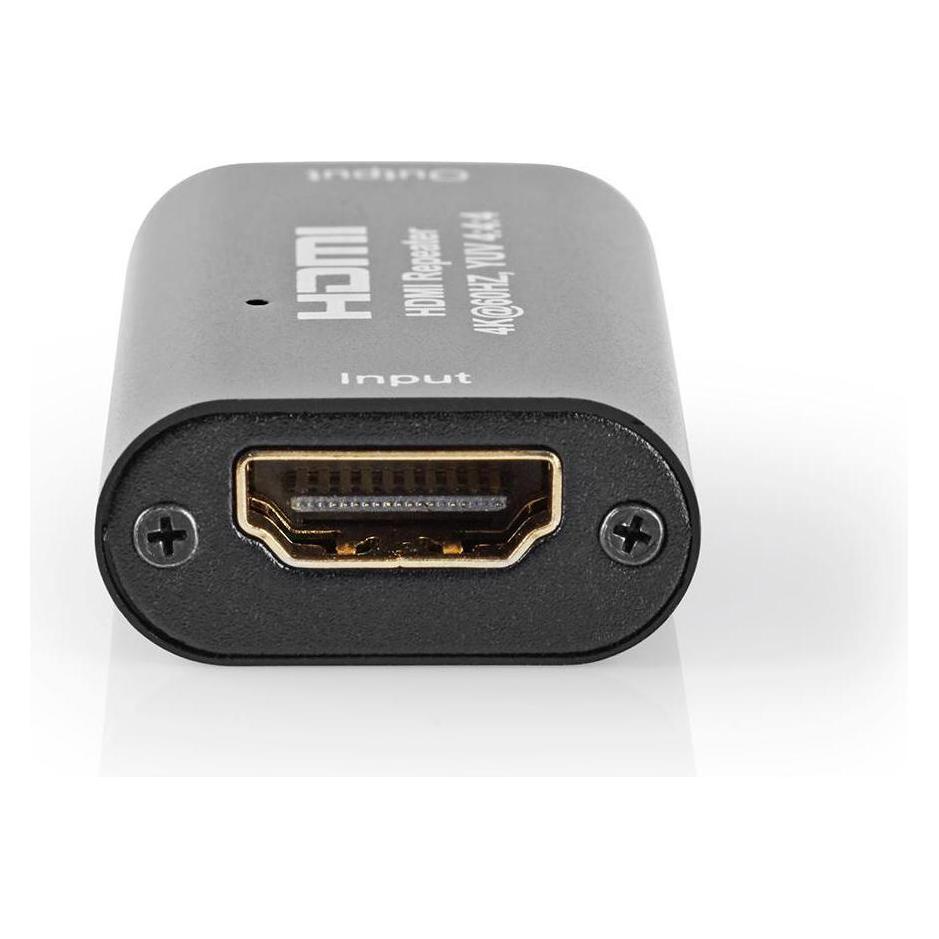 Nedis HDMI T Repeater 40.0 m 4K@60Hz 18 Gbps Metall Anthrazit (0.10 m) (VREP3475AT)