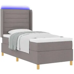 vidaXL, Boxspringbett, Faranina (Linien-Design) (90 x 190 cm)