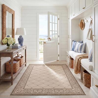 SAFAVIEH Courtyard Laurene Waterproof Patio Backyard Rug