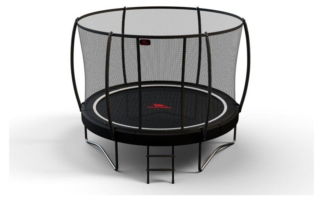 Dino Cars Trampolin Pro Line 305 cm mit Sicherheitsnetz und Leiter