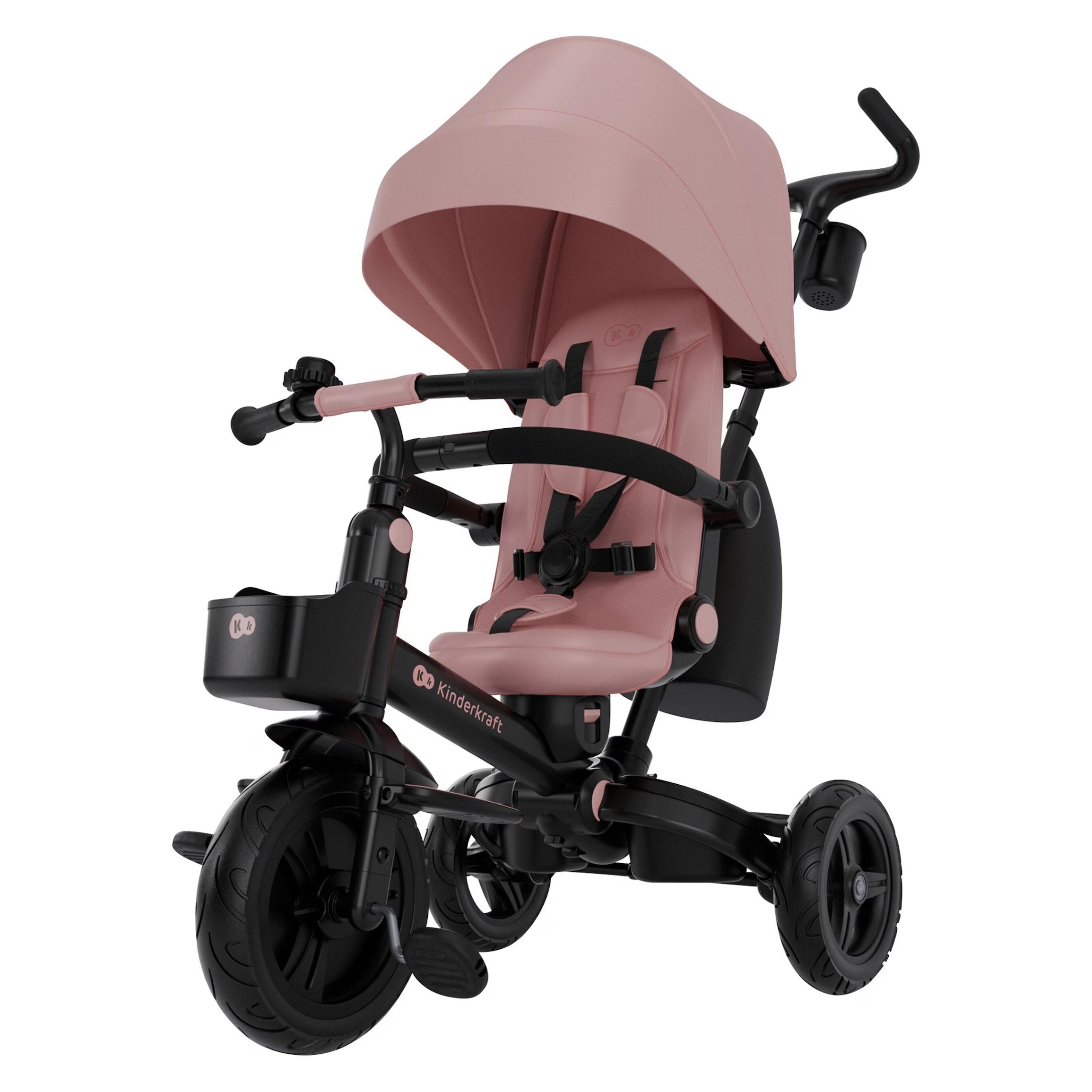 KinderKraft Tricycle AVEO 2 PLUS PINK (8384282-5902533929467)