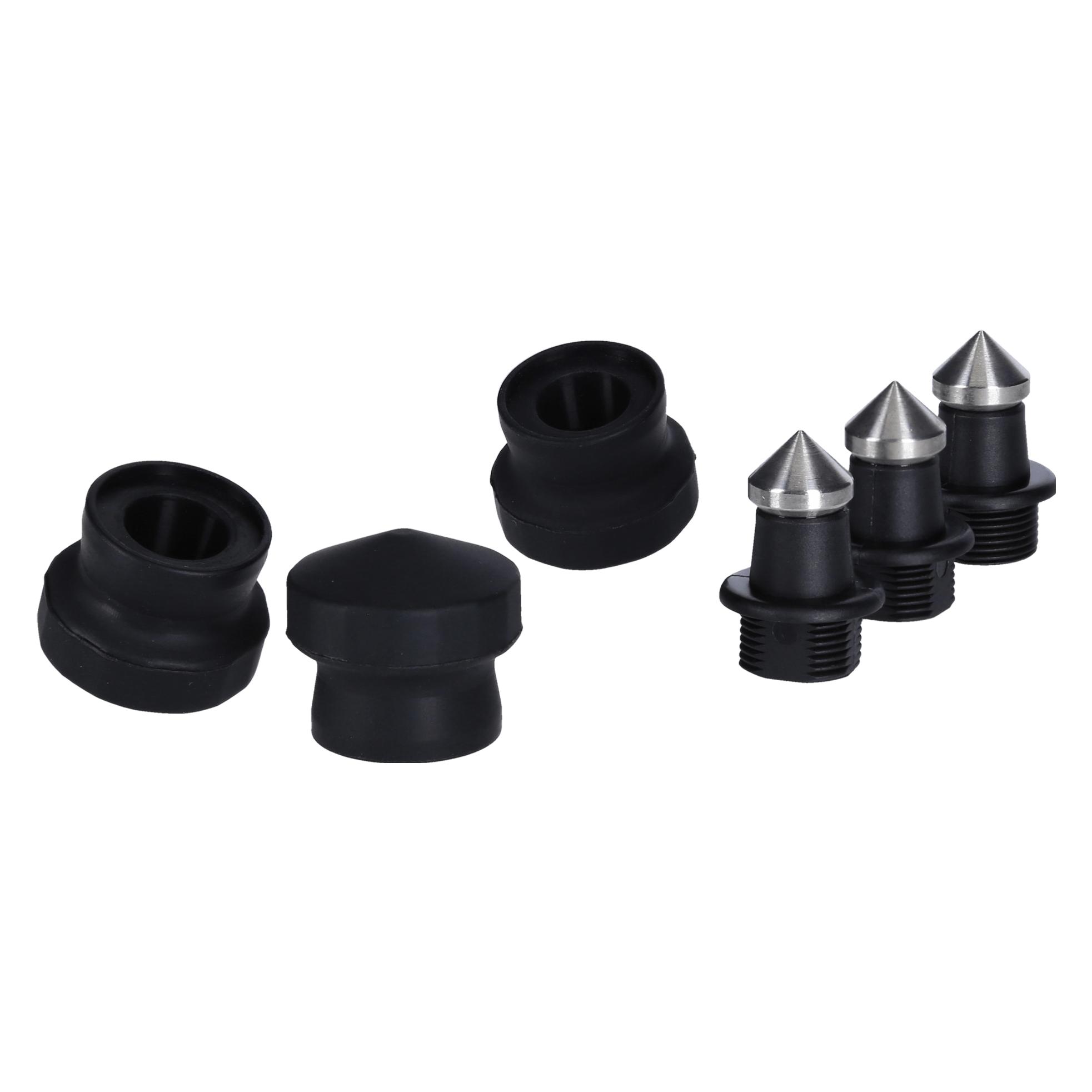 Rollei 3er Set Gummifüsse + Spikes C5i Carbon (Carbon) (45199651)