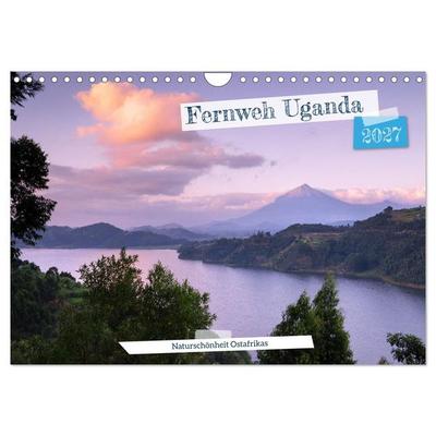 Fernweh Uganda - Naturschönheit Ostafrikas (Wandkalender 2027 DIN A4 quer), CALVENDO Monatskalender
