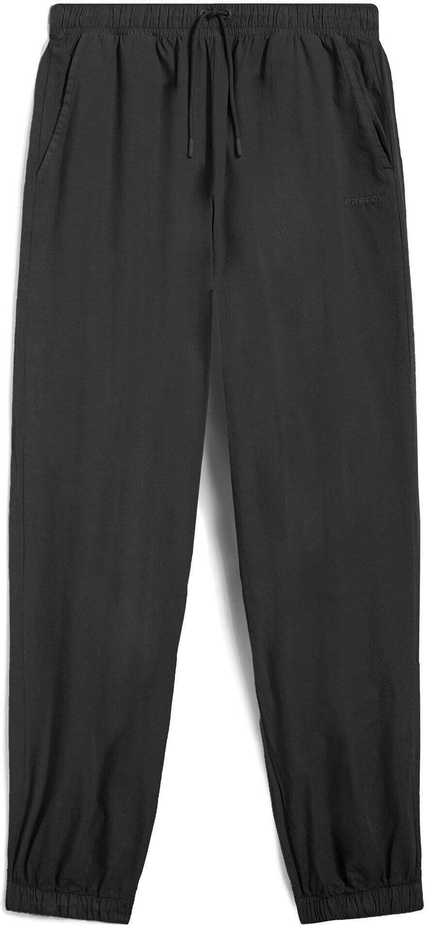 Sweathose FREDDY "Hosen ANINES404", Damen, Gr. XS, EURO, schwarz, Obermaterial: 100% Baumwolle CO., Hosen Sweathose schwarz XS, EURO