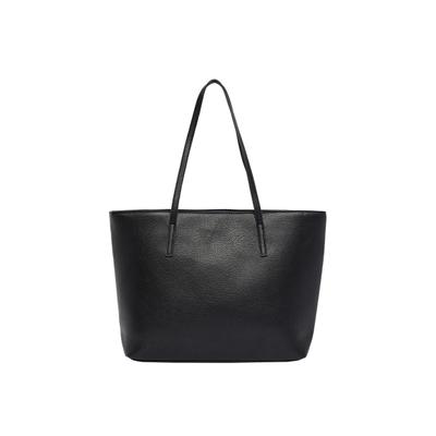 Shopper VERO MODA "VMASTA SHOPPER NOOS", Damen, Gr. B/H/T: 9,5cm x 44cm, schwarz, Lederimitat, unifarben, Taschen Shopper