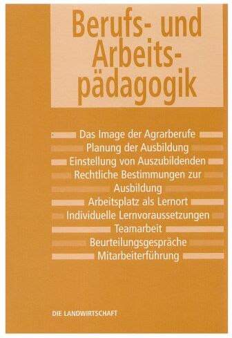 Verband d. Landwirtschaftsberater in Bayern e. V. - Landwirtschaft 5. Berufs- und Arbeitspädagogik - Preis vom 30.09.2026 09:01:18 h