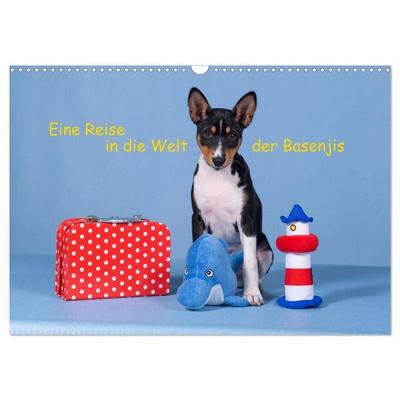 Eine Reise in die Welt der Basenjis (Wandkalender 2027 DIN A3 quer), CALVENDO Monatskalender