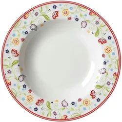 6er-Set Ritzenhoff & Breker Suppenteller Shanti Doppio Ø 22 cm Porzellan Bunt