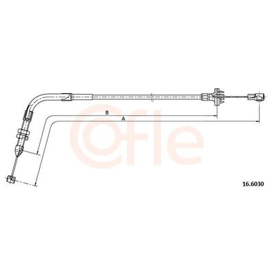 COFLE Gaszug 16.6030 für Suzuki