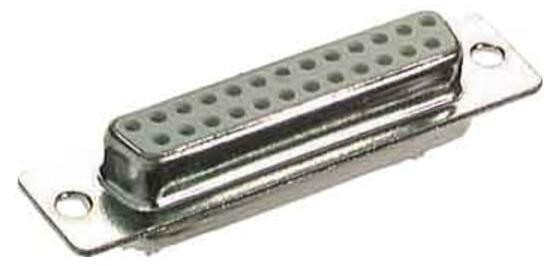 efbe Schott Sub-D connector type 28603.1 met gestanste contacten, 9-polig