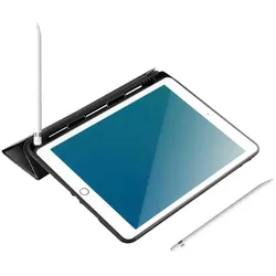 eSTUFF Pencil Case (Apple iPad 2017 (5. Gen), Apple iPad 2018 (6. Gen)), Tablet Hülle, Schwarz