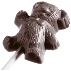 Esmeyer 1 x SCHNEIDER Schokoladen-Form Lolli - Teddybär -K  48x37x15