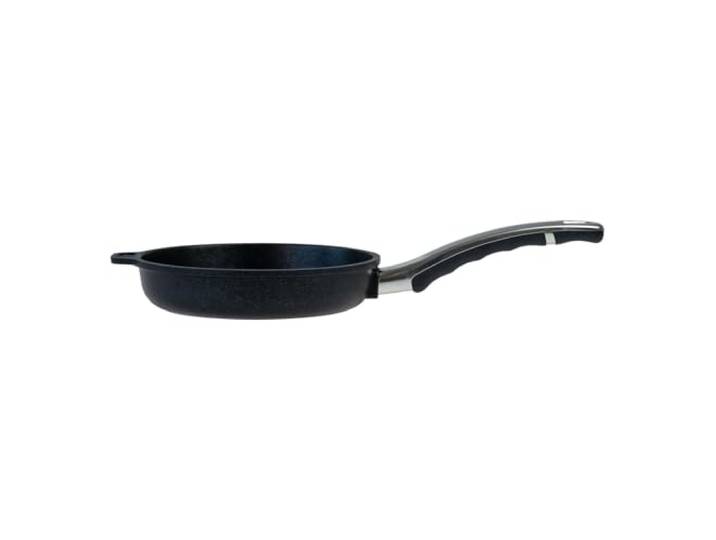 BAF Antihaft Pfanne 20 cm aus Aluguss - beschichtete Bratpfanne mit 5 cm flachem Rand - für Gas & Elektro, nicht induktionsgeeignet - Made in Germany