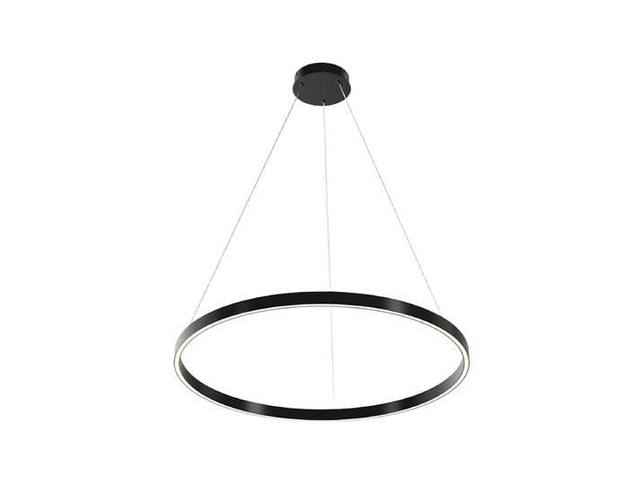 LED Design Pendellampe „Rim 1-Ring Schwarz ø 80cm Maytoni