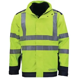 Asatex,  Wetter-, Flamm- und Warnschutzjacke Grösse XXL gelb/blau (XXL)