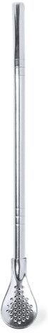 Agitateur Paille Personnalisé - Accessoire Bar Incontournable Evin acier inoxydable argenté