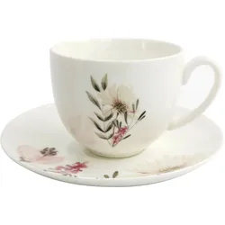 Kaffeetasse mit Untertasse Amelie aus Keramik ca. 220ml