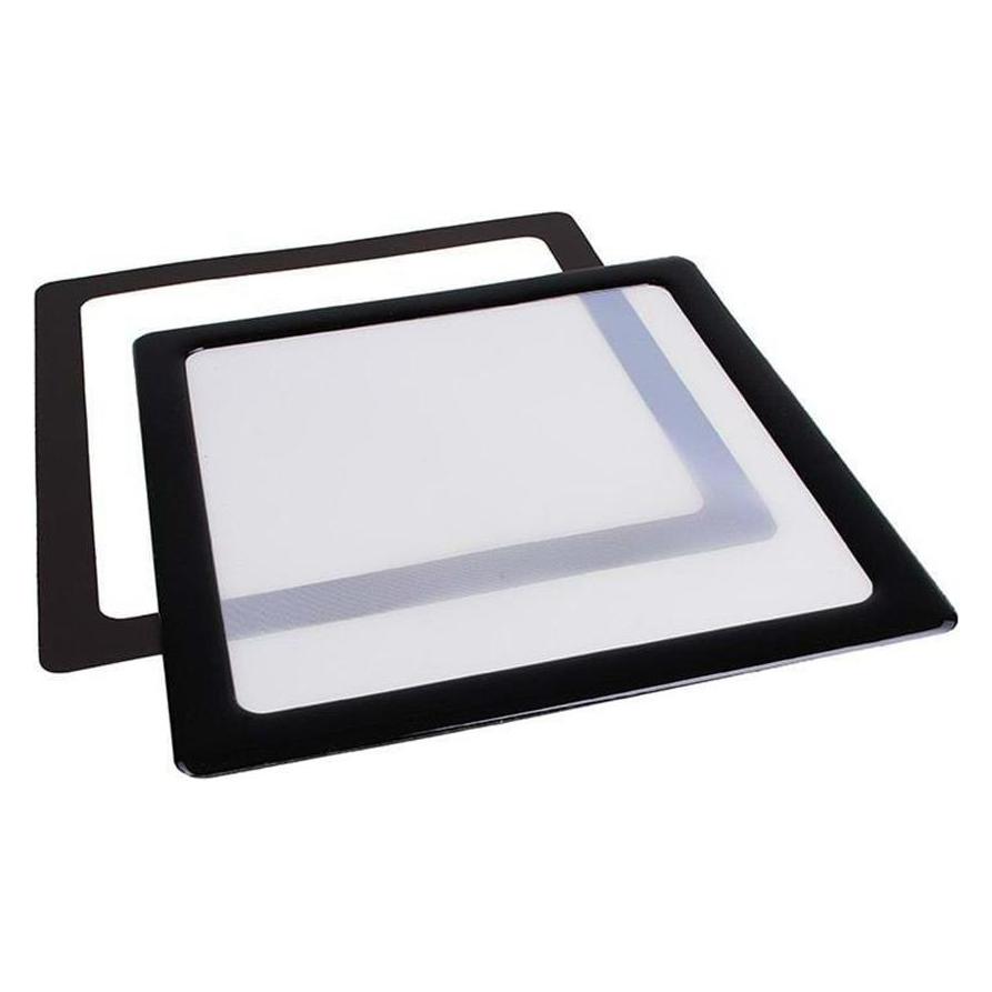 DEMCiflex Staubfilter 120mm, quadratisch - schwarz/weiss (120mm Type2/magnets)