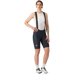 Castelli, Damen, Velohosen, Prima 2 DT Bibshort (XS), Rot, Schwarz