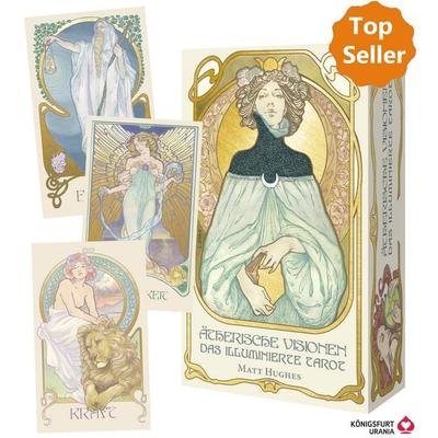 Ätherische Visionen (Ethereal Visions) - Das illuminierte Tarot, Set von Matt Hughes, Königsfurt-urania