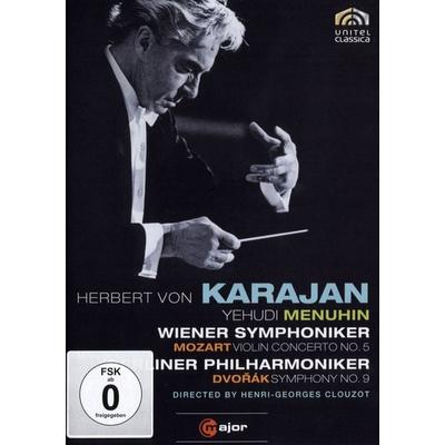 Karajan/Menuhin - Mozart/Dvorak - Herbert von Karajan,Menuhin,WP,BP, DVD