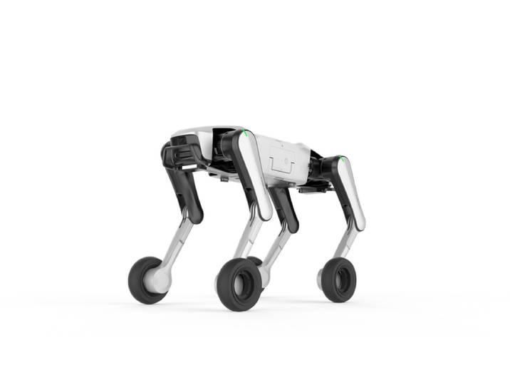 DOBOT Rover X1-W Pro Chien Robot IA, Mode Double Roue-Pattes, Suivi UWB, Suivi Visuel, Interaction Vocale, Robot Compagnon Intelligent Quadrupède