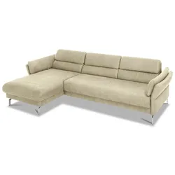 Segmüller Werkstätten Ecksofa Mara01 Mikrofaser Beige Creme