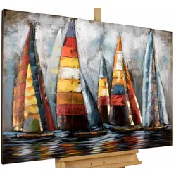 METALLBILD Bunt 100/70 cm