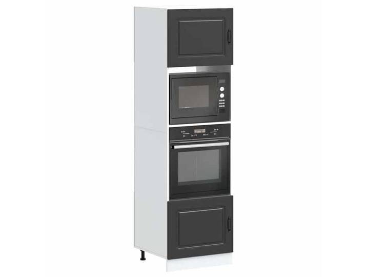 Armoires de four 2 pièces  Kalmar  Bois d'ingénierie noir 3315032