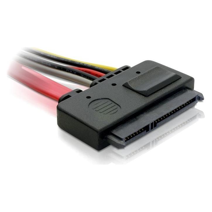 Delock Kabel Serial ATA und Power, intern (50 cm, SATA II) (84361)