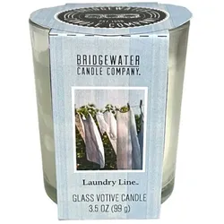 Laundry Line Glasvotivkerze 99g